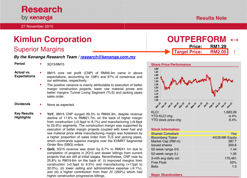 Kimlun Corporation - Research by Kenanga
